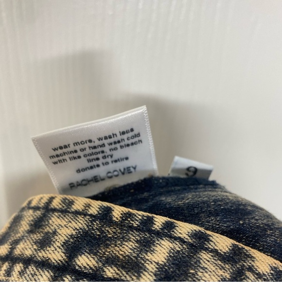 Rachel Comey Mullins Pant Denim in Peach Acid Wash Size 9 Wide Leg - Picture 5 of 6